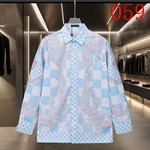 2025高品質コピーブランドシャツ メンズ リネン素材 shirt-034